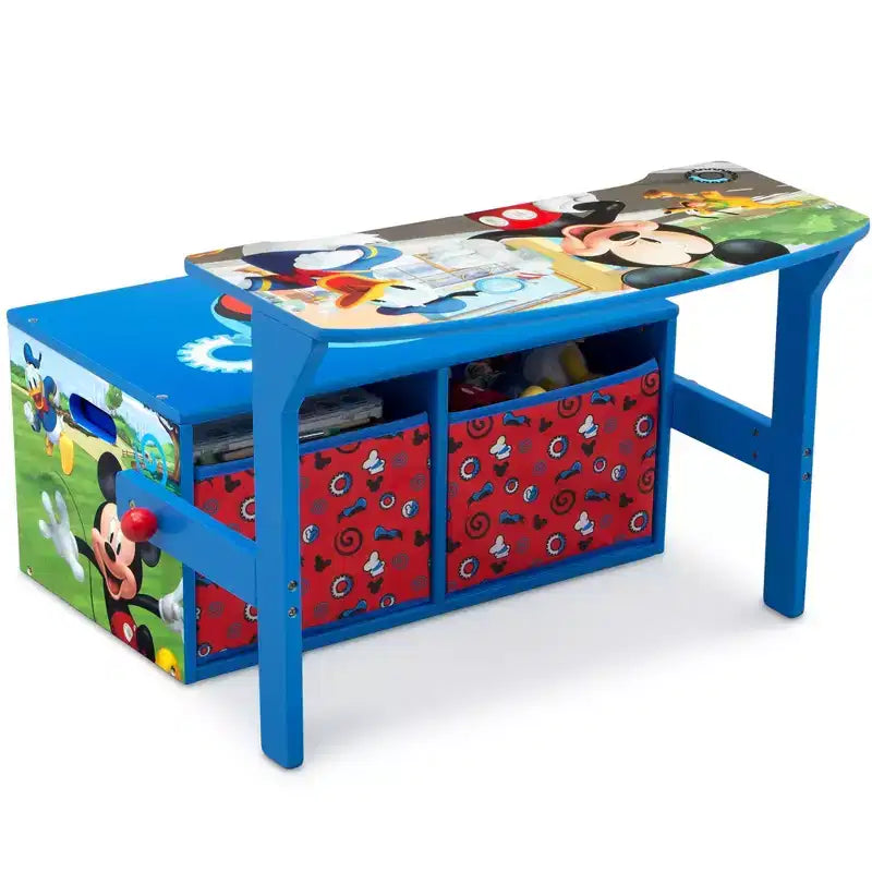 Delta Children Banc d'activités 3-en-1 Mickey Mouse