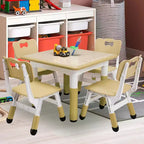 Ensemble table et 5 chaises pour enfants, en plastique, pour chambre d'enfant, maternelle, espace parent-enfant