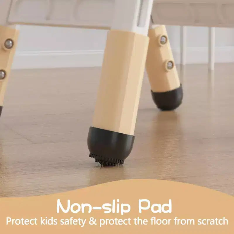 Lot de 2 chaises pour enfants avec réglage en hauteur sur 3 niveaux, chaise en plastique pour tout-petits pour usage intérieur et extérieur, de 2 à 12 ans