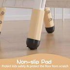 Lot de 2 chaises pour enfants avec réglage en hauteur sur 3 niveaux, chaise en plastique pour tout-petits pour usage intérieur et extérieur, de 2 à 12 ans