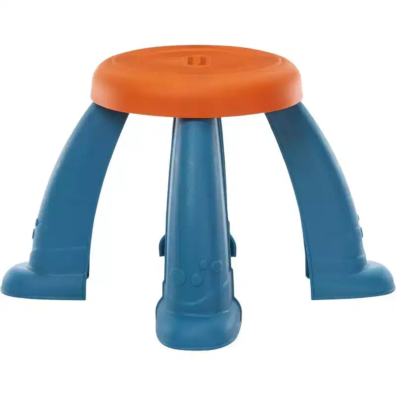 Centre d'activités 2-en-1 HomeStock pour enfants avec bureau, chevalet, tableau noir et rangement intégré pour jeu créatif