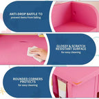 Ensemble bureau et chaise d'étude Garvee pour enfants avec rangement, bureau pour enfants avec huche et inclinable, pour la maison