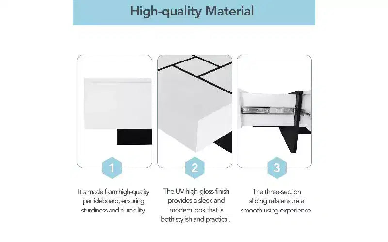 Table basse relevable TUYOHW avec 4 rangements cachés, table de salon intelligente, table carrée avec plateau coulissant extensible