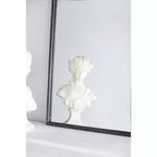 Miroir mural rectangulaire avec cadre d'inspiration baroque, 61 × 91,4 cm