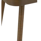 Table d'appoint carrée à plateau en verre avec pieds en fer doré, 43,9 × 43,9 × 46 cm