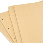 Ensemble table et chaise Montessori Etokfoks en contreplaqué, hauteur réglable, 26,2x14,2x20,5 po, conversion facile, naturel