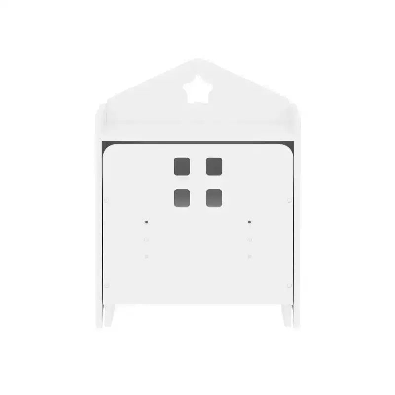 JVNOXK Ensemble bureau et chaise en bois pour enfants, avec tableau noir et marchepied réglable en hauteur, convient aux enfants de 1 à 3 ans
