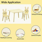 Ensemble table et chaises pour enfants GDFStudio Willow avec motif animaux mignons