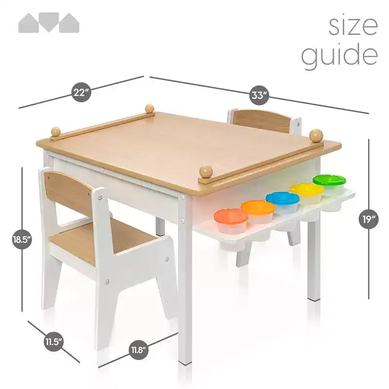 Ensemble table et chaise d'activités pour enfants 2-en-1 Milliard