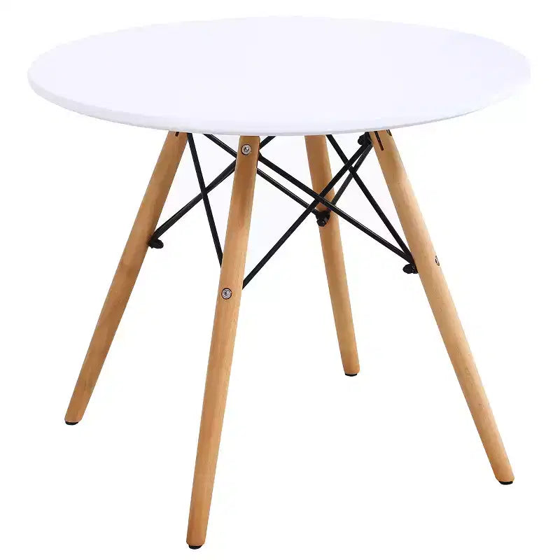 Costway Table et 4 chaises pour enfants Construction Solide Ensemble de 5 pièces Table à manger Enfant Blanc