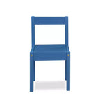 Ensemble table et deux chaises Gibson 3 pièces pour enfants avec surface effaçable à sec, bleu foncé