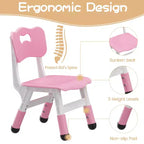 Ensemble table et 6 chaises réglables en hauteur pour enfants, plateau de table graffiti, pieds antidérapants, boîte de rangement, table d'activités pour tout-petits de 2 à 10 ans, maison, crèche