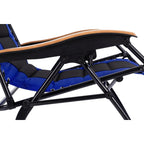 Fauteuil de relaxation zéro gravité XL surdimensionné rembourré avec accoudoirs plus larges et porte-gobelet réglable - N/A