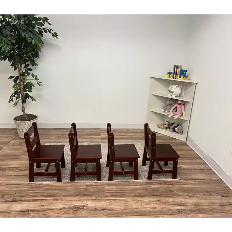 Ensemble Table Rectangulaire et Chaises pour Enfants 5 pièces - Gift Mark