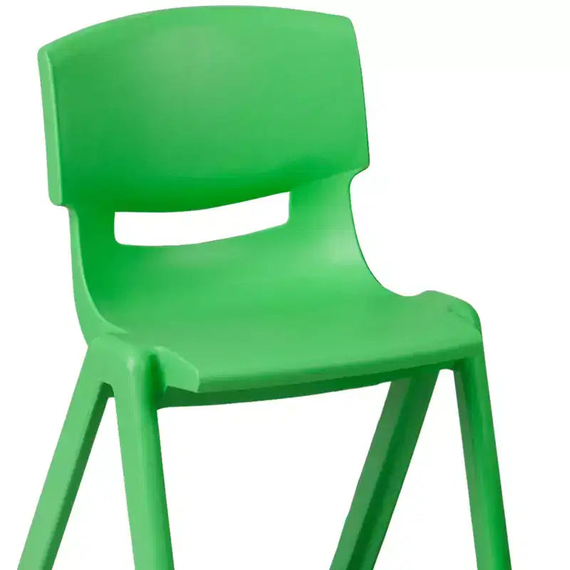 Emma et Oliver, ensemble table d'activités rectangulaire en plastique réglable en hauteur (60 cm x 120 cm) avec 6 chaises