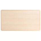 Emma et Oliver, ensemble table d'activités rectangulaire en plastique réglable en hauteur (60 cm x 120 cm) avec 6 chaises