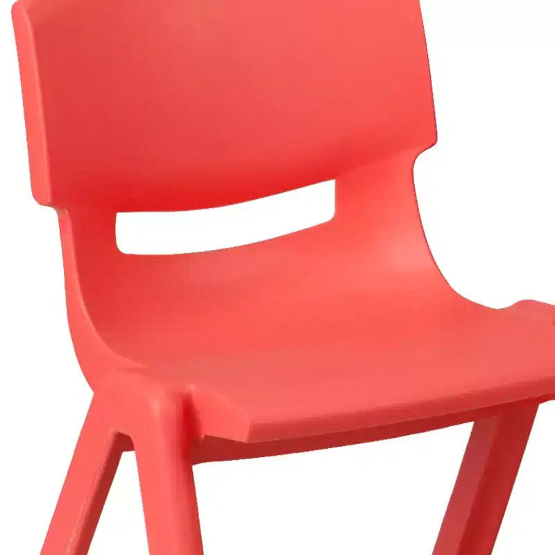 Emma et Oliver, ensemble table d'activités rectangulaire en plastique réglable en hauteur (60 cm x 120 cm) avec 6 chaises