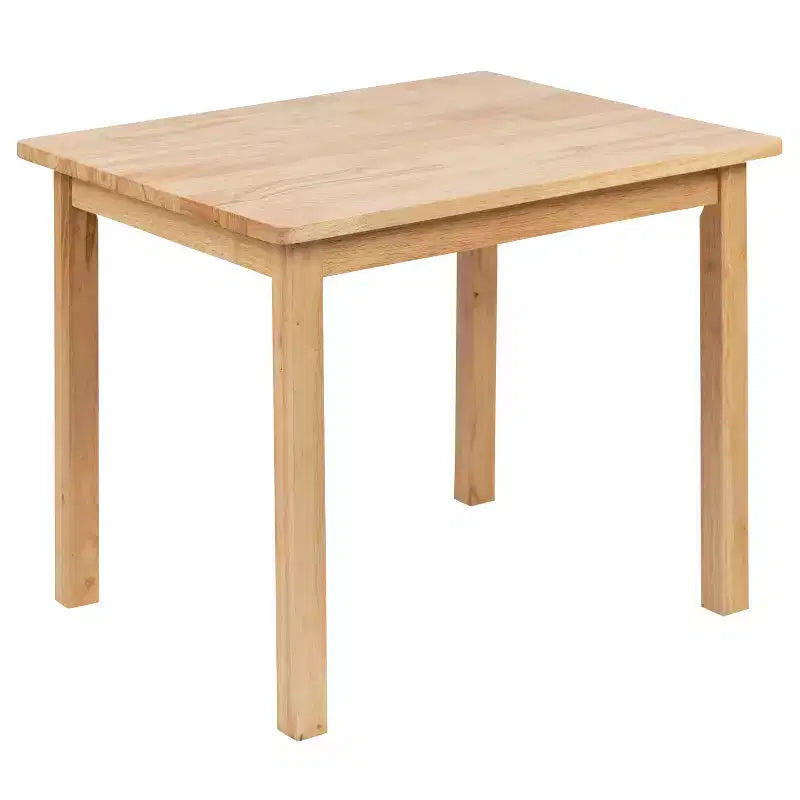 Emma and Oliver – Ensemble table et 2 chaises en bois massif pour salle de jeux ou cuisine