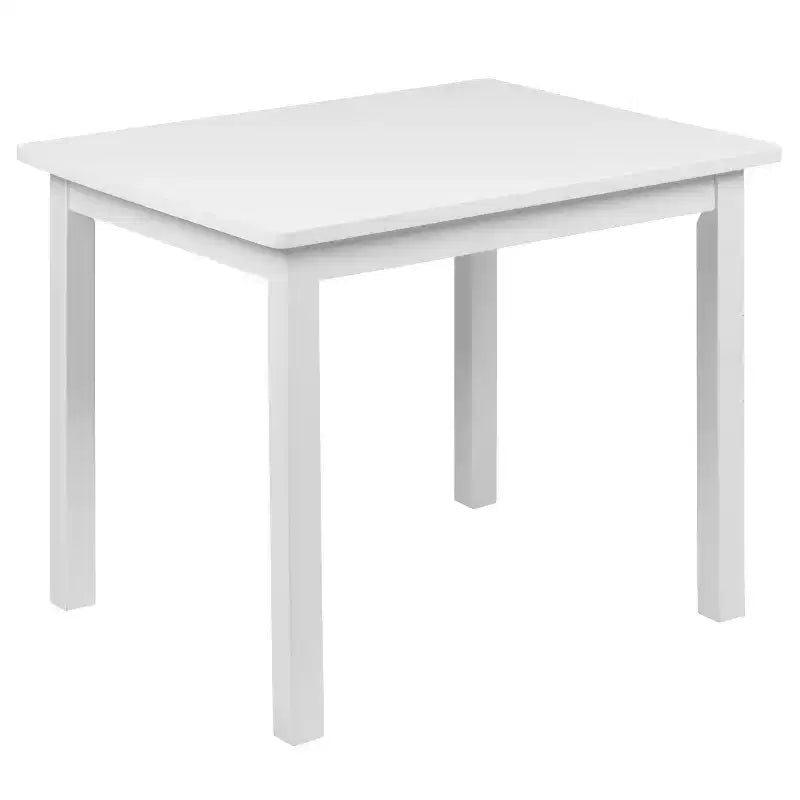Emma and Oliver – Ensemble table et 2 chaises en bois massif pour salle de jeux ou cuisine