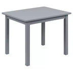 Emma and Oliver – Ensemble table et 2 chaises en bois massif pour salle de jeux ou cuisine
