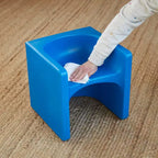 ECR4Kids Tri-Me, ensemble de jeu table et chaise-cube, meuble polyvalent, 3 pièces