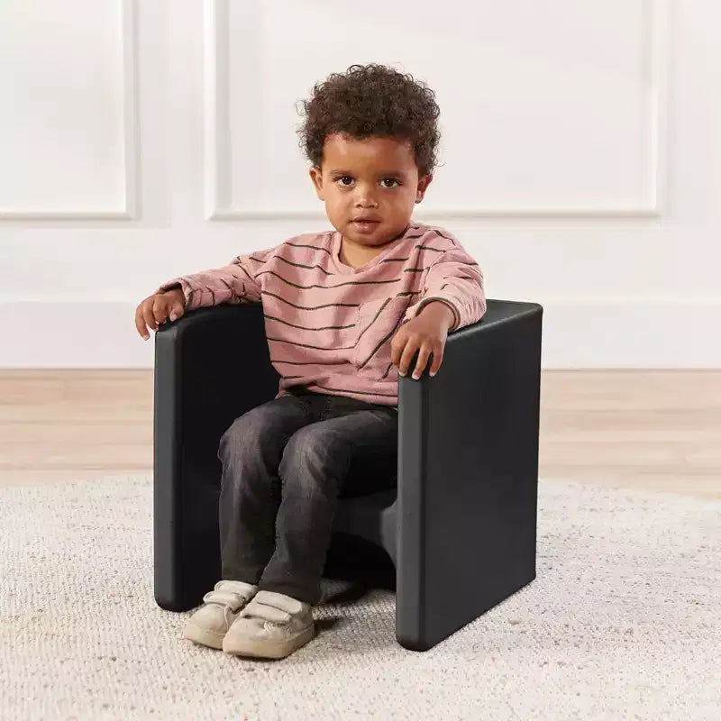 ECR4Kids Tri-Me, ensemble de jeu table et chaise-cube, meuble polyvalent, 3 pièces