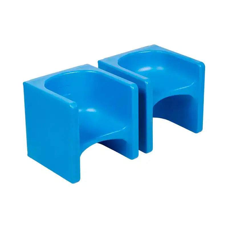 ECR4Kids Tri-Me, ensemble de jeu table et chaise-cube, meuble polyvalent, 3 pièces