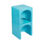 ECR4Kids Tri-Me, ensemble de jeu table et chaise-cube, meuble polyvalent, 3 pièces