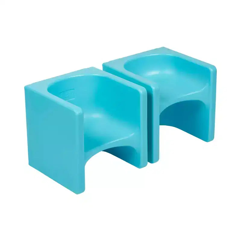ECR4Kids Tri-Me, ensemble de jeu table et chaise-cube, meuble polyvalent, 3 pièces