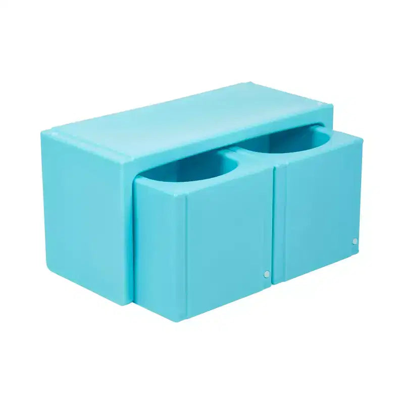 ECR4Kids Tri-Me, ensemble de jeu table et chaise-cube, meuble polyvalent, 3 pièces