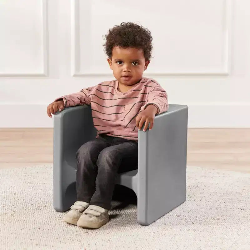 ECR4Kids Tri-Me, ensemble de jeu table et chaise-cube, meuble polyvalent, 3 pièces