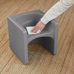 ECR4Kids Tri-Me, ensemble de jeu table et chaise-cube, meuble polyvalent, 3 pièces