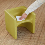 ECR4Kids Tri-Me, ensemble de jeu table et chaise-cube, meuble polyvalent, 3 pièces