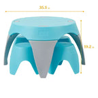 ECR4Kids Ayana Ensemble Table et Tabourets, Mobilier de Classe pour Enfants, 5 Pièces