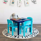 Ensemble 5 pièces table et chaises légères en plastique pour enfants – Humble Crew