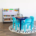 Ensemble 5 pièces table et chaises légères en plastique pour enfants – Humble Crew