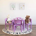 Ensemble 5 pièces table et chaises légères en plastique pour enfants – Humble Crew