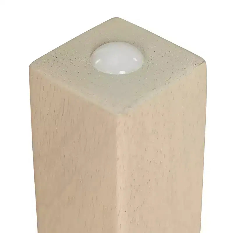 Table carrée en bois dur 76 x 76 cm et deux chaises 30 cm ECR4Kids, 3 pièces