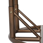 Fauteuil Suspendu Ovoïde avec Support Métallique, Cadre en Osier et Coussin – Beige / Bleu Anthracite / Blanc / Bleu / Blanc Antique / Marron / Toile, 2 Places